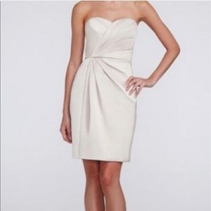 David's Bridal Baby Pink Bridesmaid Dress Size 6